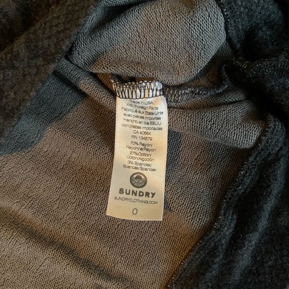 Sundry Snake Print Sweater with Stripe Detail - Picture 5 of 7